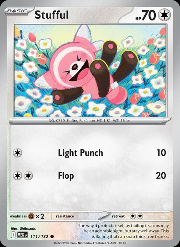 Stufful card in English