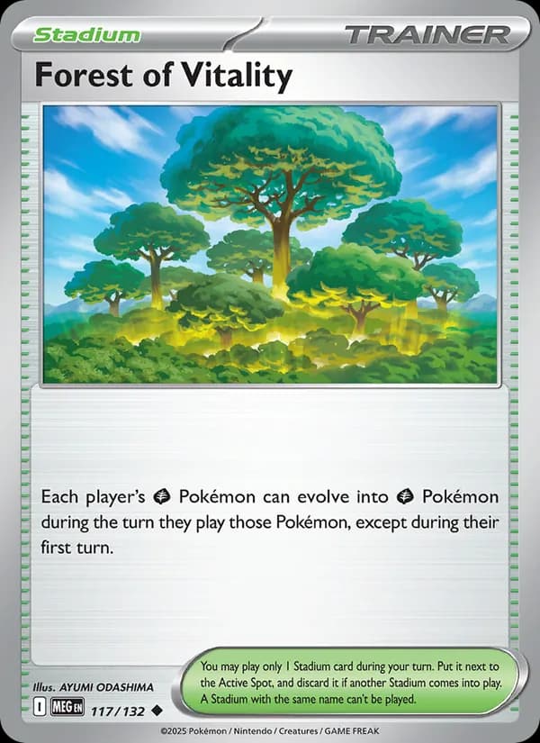 Forest of Vitality card in English