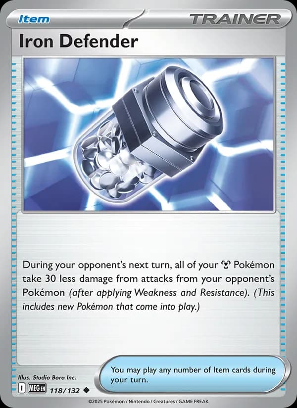 Iron Defender card in English