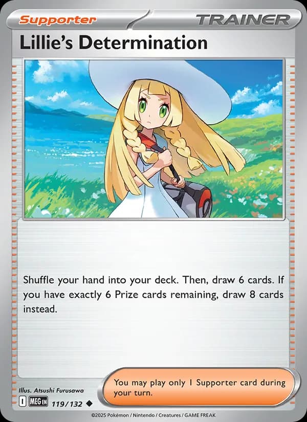 Lillie's Determination card in English