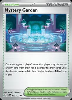 Mystery Garden card in English