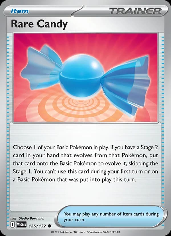 Rare Candy card in English
