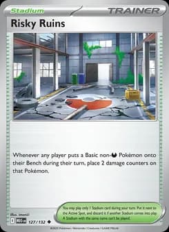 Risky Ruins card in English