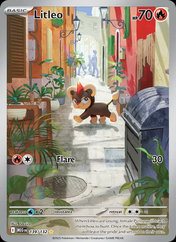 Litleo card in English