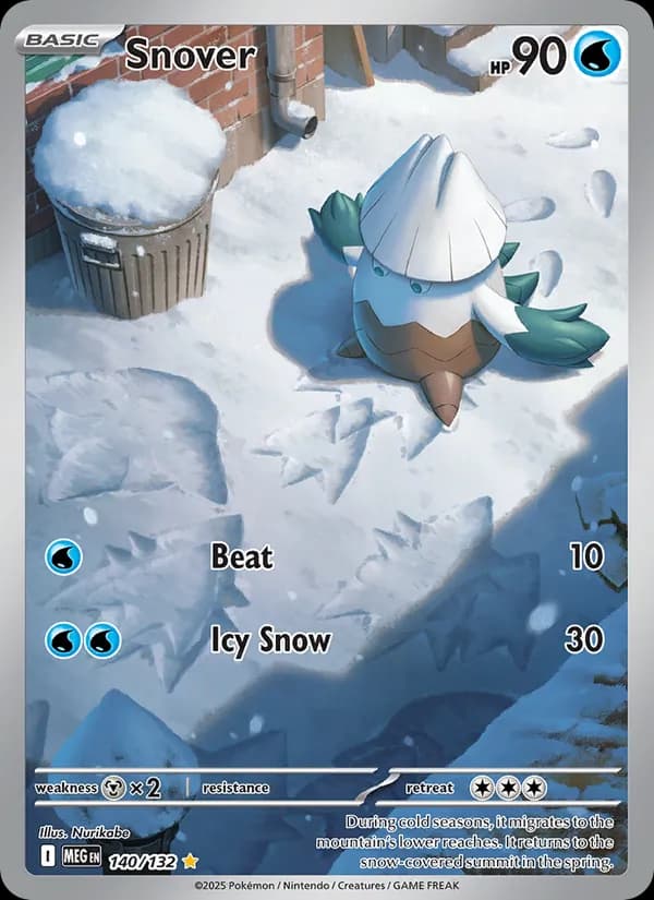 Snover card in English