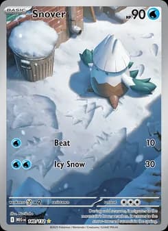 Snover card in English