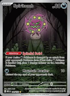 Spiritomb card in English