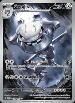 Steelix card in English