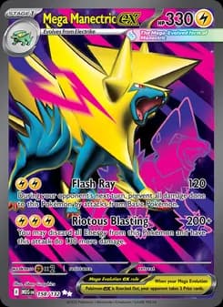 Mega Manectric ex card in English