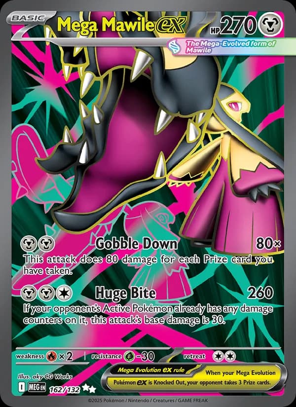 Mega Mawile ex card in English