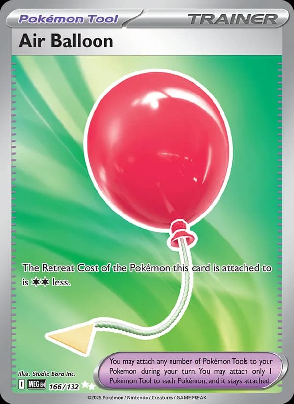 Air Balloon card in English