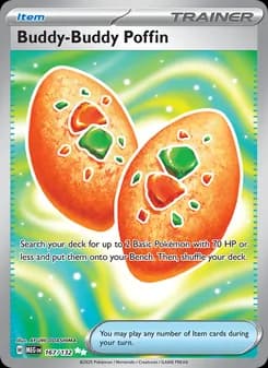 Buddy-Buddy Poffin card in English