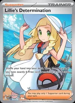 Lillie's Determination card in English