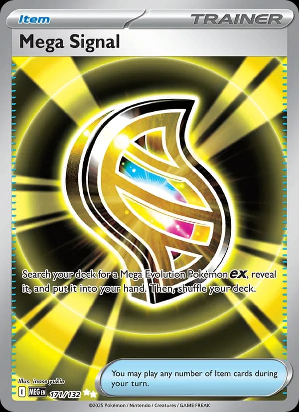 Mega Signal card in English