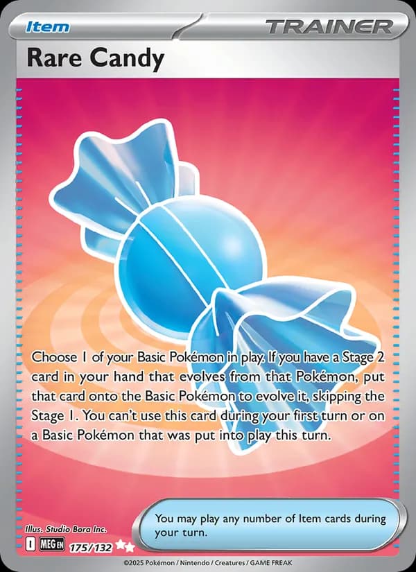 Rare Candy card in English