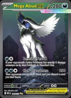 Mega Absol ex card in English