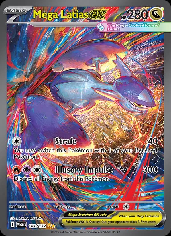 Mega Latias ex card in English