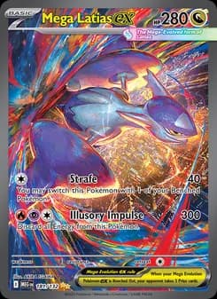 Mega Latias ex card in English