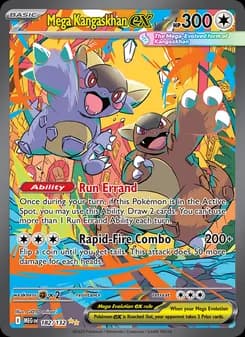 Mega Kangaskhan ex card in English