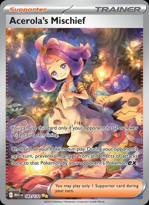Acerola's Mischief card in English