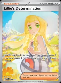 Lillie's Determination card in English