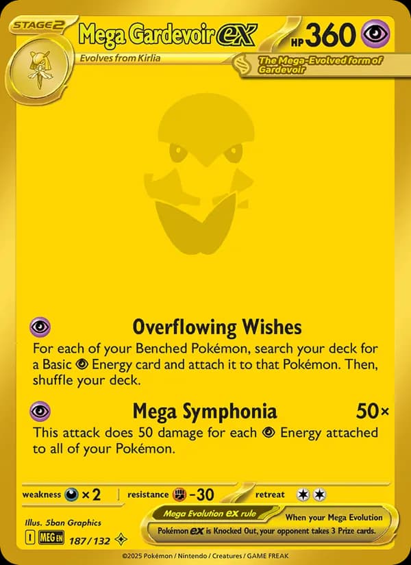 Mega Gardevoir ex card in English