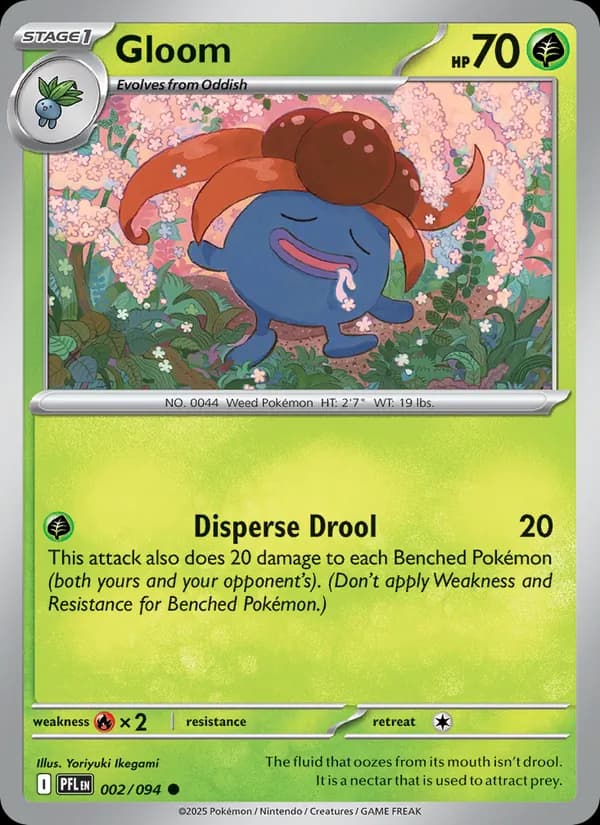 Gloom card in English