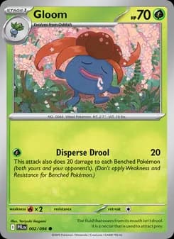 Gloom card in English