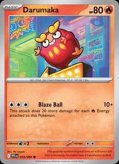 Darumaka card in English