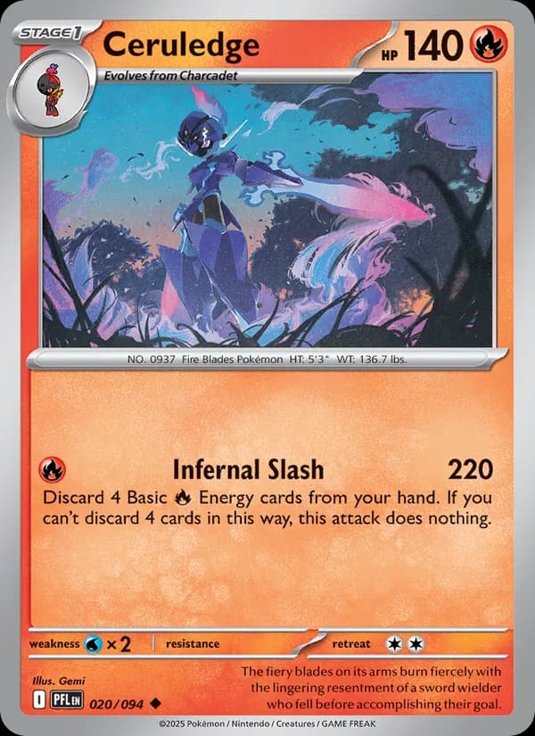 Ceruledge card in English