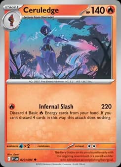 Ceruledge card in English