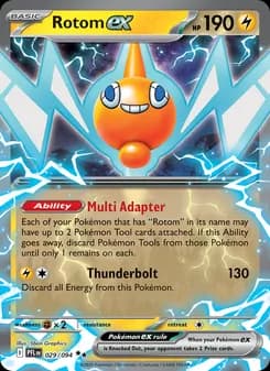 Rotom ex card in English