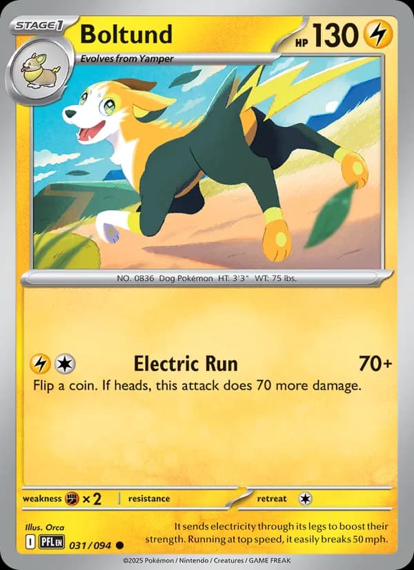 Boltund card in English
