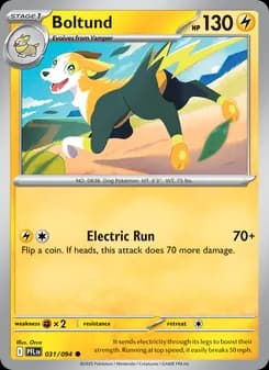 Boltund card in English