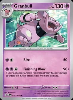 Granbull card in English