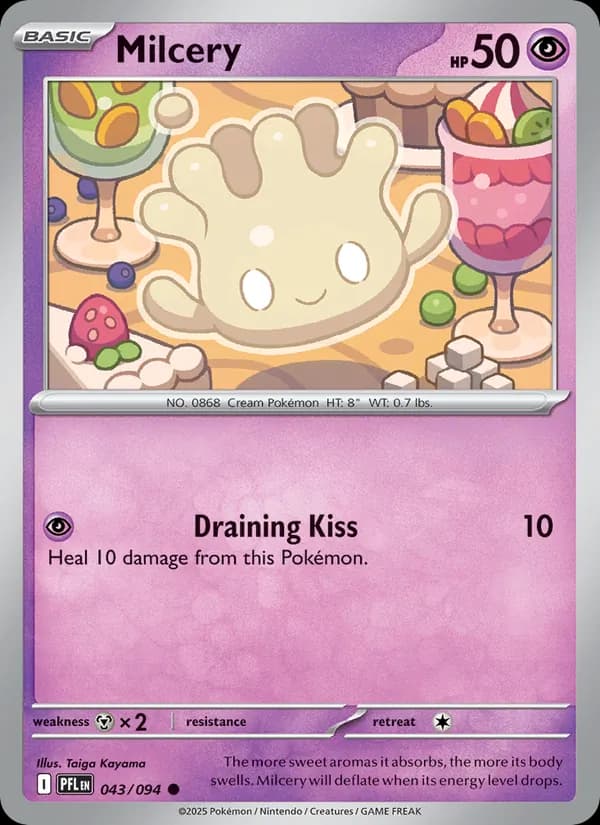 Milcery card in English