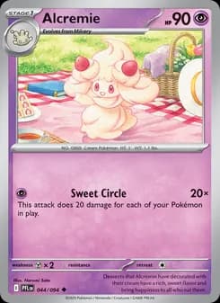Alcremie card in English