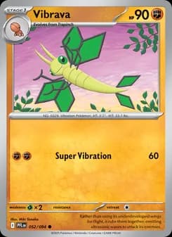 Vibrava card in English