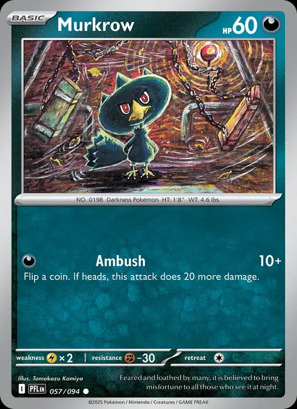 Murkrow card in English