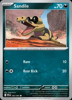 Sandile card in English