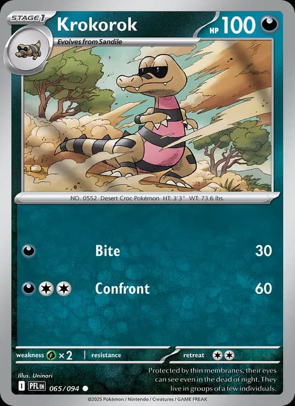Krokorok card in English