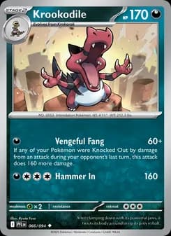 Krookodile card in English