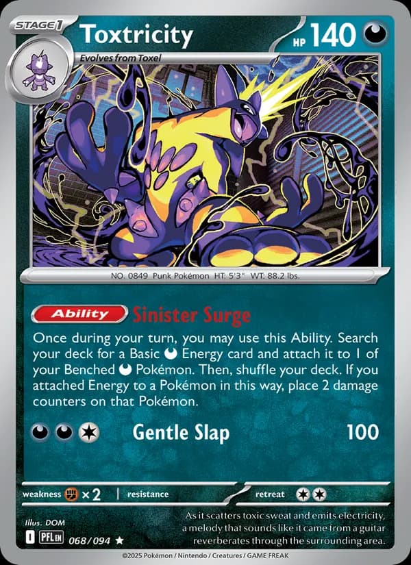 Toxtricity card in English