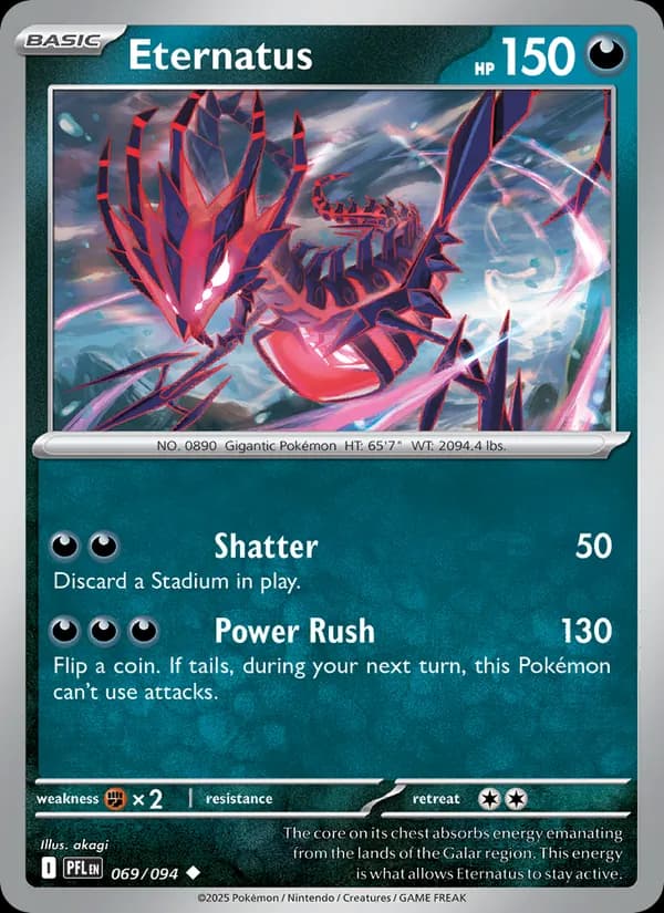 Eternatus card in English