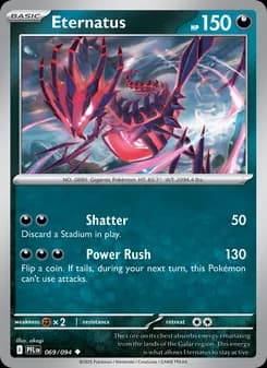 Eternatus card in English