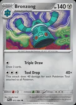 Bronzong card in English