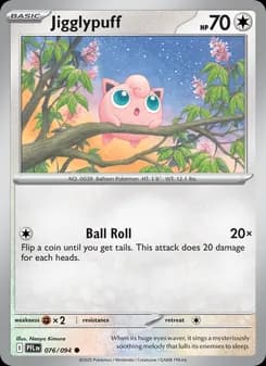 Jigglypuff card in English