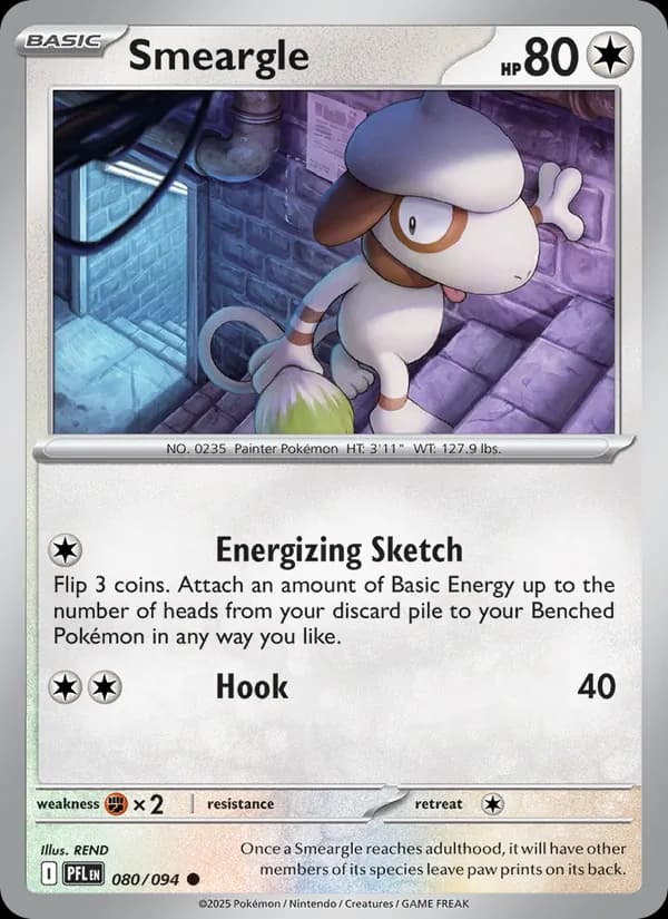 Smeargle card in English