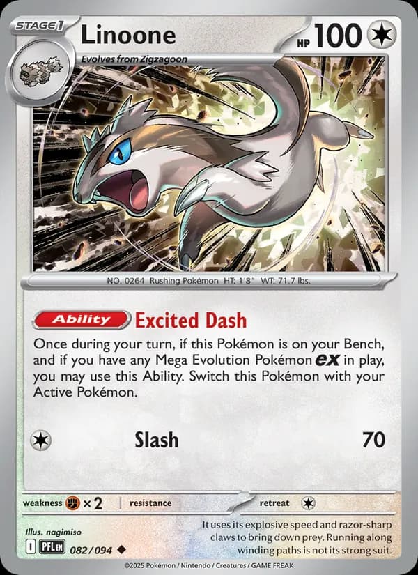 Linoone card in English