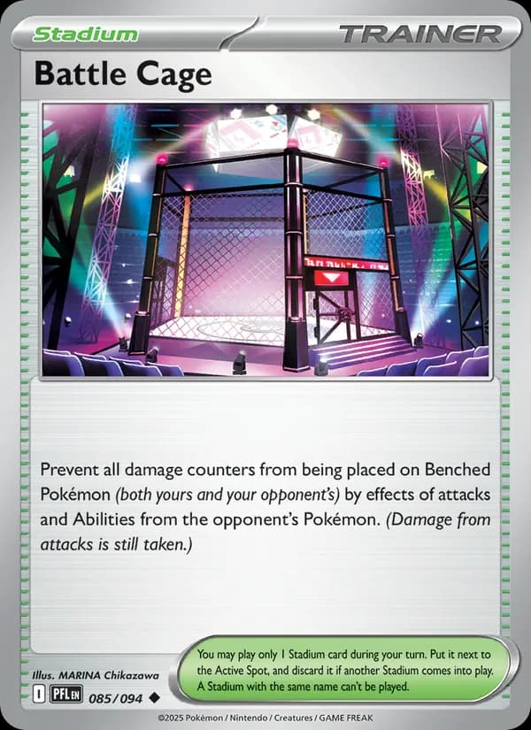 Battle Cage card in English